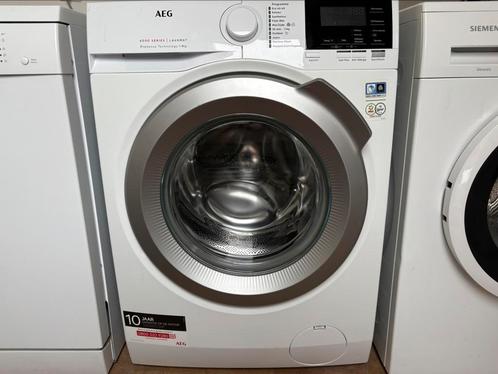 H.O.M.Kollum Witgoed:Bosch,AEG,Zanussi,Miele,Siemens, Witgoed en Apparatuur, Wasmachines, Zo goed als nieuw, Voorlader, 8 tot 10 kg