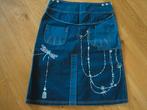 Prachtige zgan jeansblauwe aparte rok v. oilily mt38, Kleding | Dames, Maat 38/40 (M), Oilily, Blauw, Ophalen of Verzenden