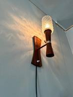 Midcentury wandlamp, vintage design Deense lamp, Ophalen