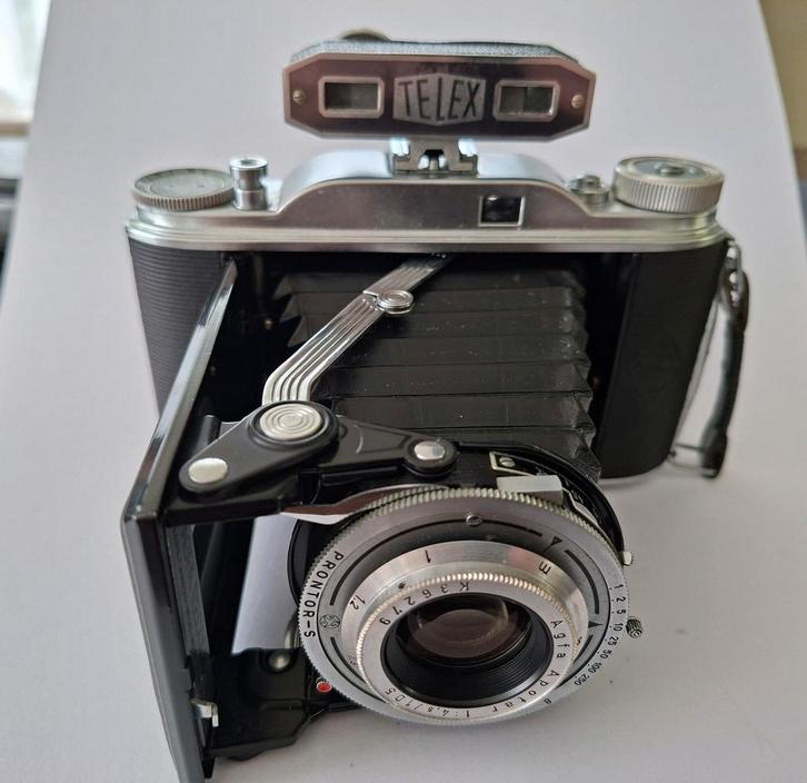 Agfa Record 2 Vintage Camera - 6x9 Formaat, Audio, Tv en Foto, Fotocamera's Analoog, Gebruikt, Compact, Overige Merken, Verzenden