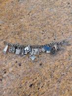 Antieke zilveren bedelarmband, Ophalen of Verzenden