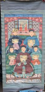 Voorouderschilderij Chinees, Ophalen of Verzenden