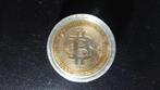 1 vergulde Bitcoin, Postzegels en Munten, Munten en Bankbiljetten | Verzamelingen, Ophalen of Verzenden, Buitenland, Munten