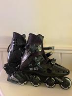 Oxygen inline skates mt 43/44, incl. pols- en kniebescherm, Gebruikt, Heren, Inline skates 4 wielen, Ophalen