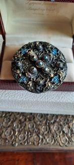 Antieke  broche, art deco decor., Ophalen of Verzenden, Overige materialen, Broche