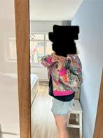 Bomberjack vogelprint, Kleding | Dames, Jassen | Zomer, Overige kleuren, Ophalen of Verzenden, Zo goed als nieuw, Norah