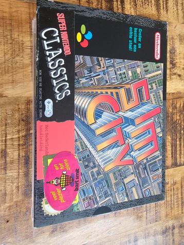 Simcity Super nintendo system snes gesealed! beschikbaar voor biedingen