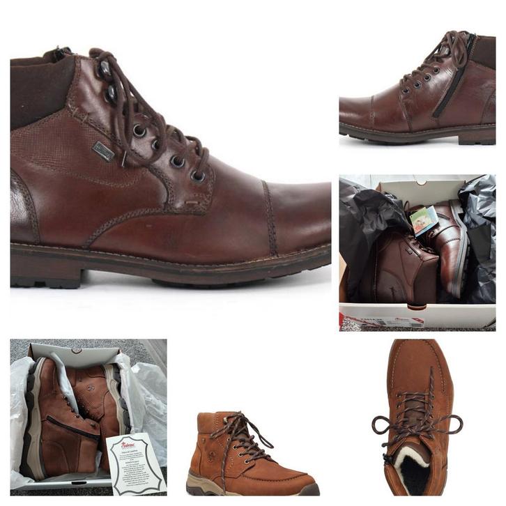 Rieker half hoge laars of enkellaars maat 44 bruin nieuw, Kleding | Heren, Schoenen, Nieuw, Boots, Bruin, Ophalen of Verzenden