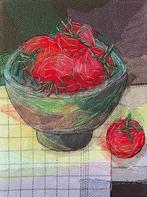 Textiel kunstwerk Nicole Ladrak, Ophalen of Verzenden, Zo goed als nieuw