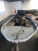 Stalen Vlet + Yamaha bb motor 4Pk + trailer, Ophalen, Gebruikt, Tot 10 pk, Staal