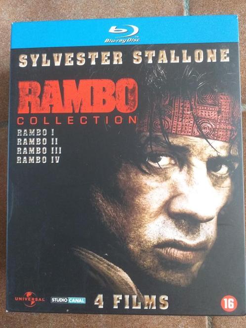 First Blood Rambo Collection Boxset Bluray, Cd's en Dvd's, Blu-ray, Zo goed als nieuw, Actie, Boxset, Ophalen of Verzenden