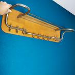 Vintage Midcentury Wandkapstok sixties Jaren 60 kapstok, Gebruikt, Minder dan 100 cm, Metaal, Ophalen