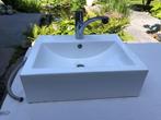 Gootsteen/wasbak keramiek  met Grohe kraan., Verzenden, Zo goed als nieuw, Chroom, Kraan