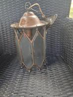 koperen buitenlamp, Gebruikt, Wandlamp, Ophalen of Verzenden, Netvoeding