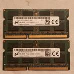 Micron 16GB 2x 8GB PC3L DDR3L 1600MHz SODIMM laptop geheugen, Computers en Software, RAM geheugen, DDR3, Ophalen of Verzenden