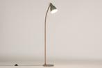 grijs roodkoper groen vloerlamp retro voet beton bank lamp, Ophalen of Verzenden, Nieuw