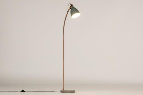 grijs roodkoper groen vloerlamp retro voet beton bank lamp, Huis en Inrichting, Lampen | Vloerlampen, Nieuw, Ophalen of Verzenden
