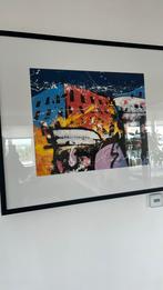 Herman Brood Zeefdruk “Mijn haven” in zwarte lijst, Ophalen