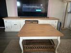 Te koop: Mooie salontafel & TV-meubel – Riviera Maison stijl, Huis en Inrichting, Complete inboedels, Ophalen