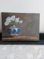 Stilleven Vaas met Bloemen Olieverf Schilderij canvas 30x40, Ophalen