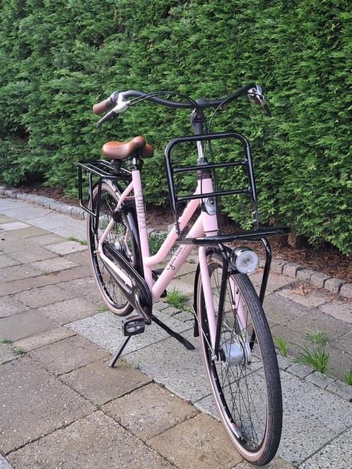 Gazelle Miss Grace roze framemaat 59, Fietsen en Brommers, Fietsen | Dames | Damesfietsen, Gebruikt, Gazelle, Versnellingen, 56 cm of meer