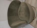 Luxe Velvet stof fauteuil, Ophalen, 75 tot 100 cm, Zo goed als nieuw, Stof