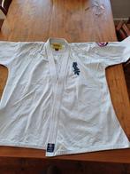 Vechtsport jas, judo, karate, kempo, wit, maat 170=m, Zo goed als nieuw, Karate, Vechtsportkleding, Maat M