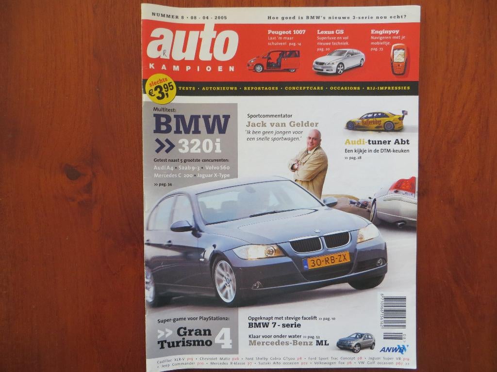 Autokampioen 8 2005 BMW 7-serie, 320i, Audi Abt Peugeot 1007, Ophalen of Verzenden, Nieuw, BMW