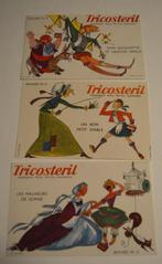 3 reclame voor TRICOSTERIL  op vloeibladen., Ophalen of Verzenden, Gebruikt, Reclamebord