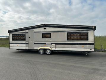 Hobby landhaus 7,5 m tandemasser caravan uniek! beschikbaar voor biedingen