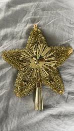 Gouden piek/ kerstster, Ophalen of Verzenden, Zo goed als nieuw