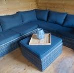 Louncheset met kussens z.g.a.n, Ophalen, Zo goed als nieuw, Bank