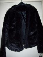 Bontjas zwart kort model (S)36 Promiss, Kleding | Dames, Jassen | Winter, Promiss, Zwart, Nieuw, Ophalen of Verzenden