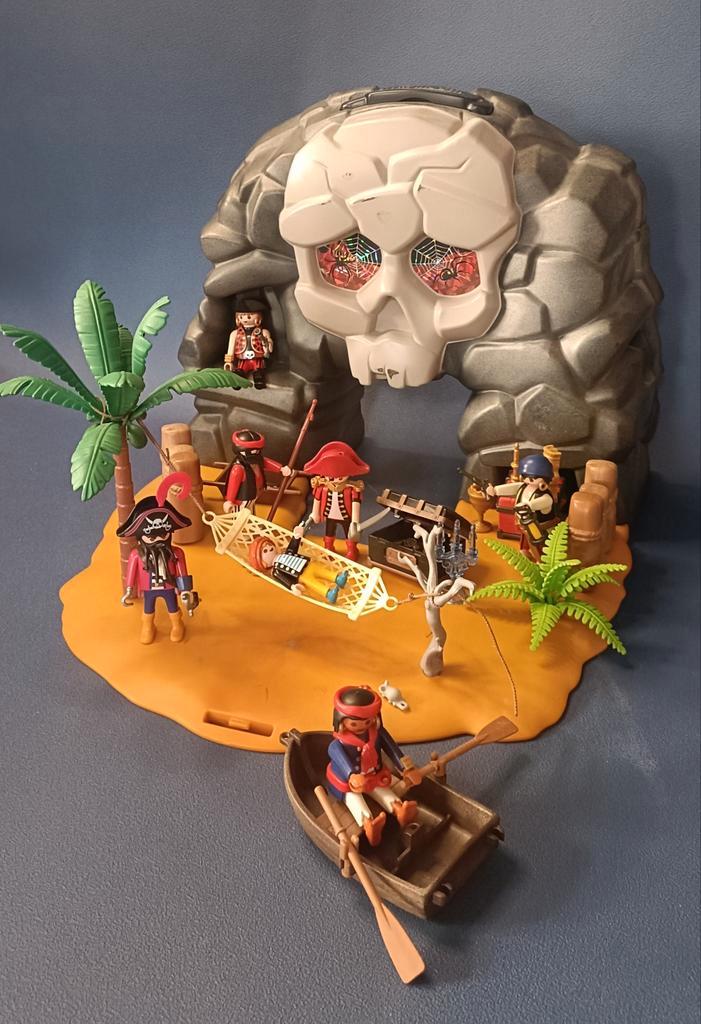 Playmobil Piraten Doodshoofd Eiland, Kinderen en Baby's, Speelgoed | Playmobil, Zo goed als nieuw, Ophalen of Verzenden