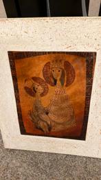 Loek lafeber emailleur maria met kind Amersfoort, Antiek en Kunst, Ophalen of Verzenden