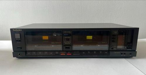 Technics rs-t60r stereo cassette deck, Audio, Tv en Foto, Cassettedecks, Dubbel, Overige merken, Auto-reverse, Tiptoetsen, High speed dubbing