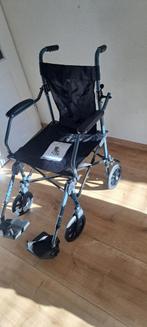 Opklapbare lichtgewicht rolstoel, Ophalen of Verzenden, Zo goed als nieuw, Duwrolstoel