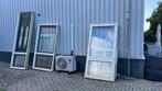 Kozijnen diversen, kompleet uit voorgevel met glas in lood, Doe-het-zelf en Verbouw, Kunststof, Gebruikt, Raamkozijn, Inclusief glas