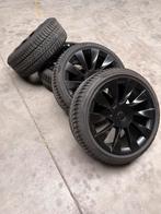 20” tesla model Y velgen met winterbanden, Auto-onderdelen, Ophalen, Gebruikt, 255 mm, Banden en Velgen
