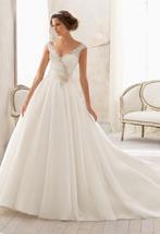 Geweldige nieuwe Mori Lee bruidsjurk mt 34/36, Kleding | Dames, Trouwkleding en Trouwaccessoires, Trouwjurk, Wit, Mori Lee, Nieuw