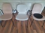3 Ikea Kuipstoelen - Roze & Wit, Huis en Inrichting, Stoelen, Overige kleuren, Drie, Zo goed als nieuw, Ophalen
