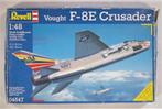 Revell 1/48 F-8E Crusader + Eduard mask., Ophalen of Verzenden, Zo goed als nieuw, Groter dan 1:72, Revell