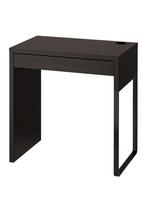 Bureau MICKE zwart bruin, Huis en Inrichting, Bureaus, Ophalen of Verzenden, Zo goed als nieuw, Bureau