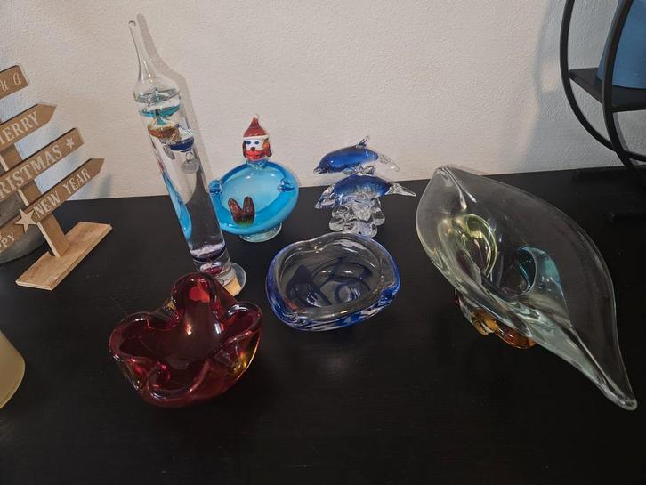 Diverse Collectie Glazen Decoratie, Antiek en Kunst, Antiek | Glas en Kristal, Ophalen of Verzenden