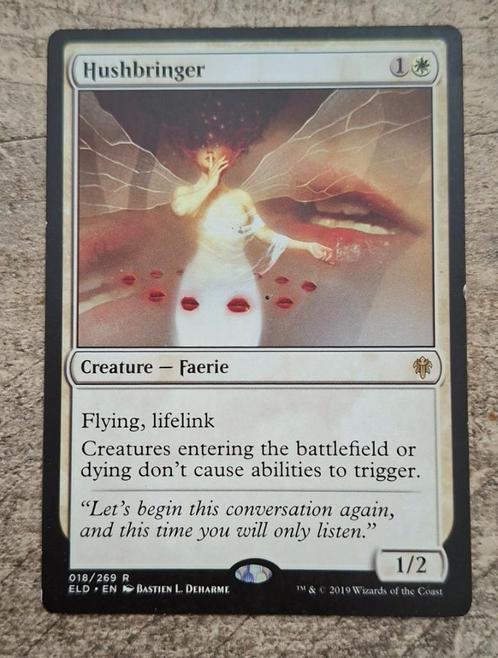 Hushbringer - Magic the Gathering, Hobby en Vrije tijd, Verzamelkaartspellen | Magic the Gathering, Gebruikt, Losse kaart, Verzenden