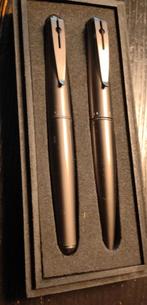 Lexon impact vulpen en balpen bronskleurig, Ophalen of Verzenden, Zo goed als nieuw, Balpen, Overige merken