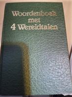 Woordenboek met 4 wereldtalen, Boeken, Woordenboeken, Verzenden, Zo goed als nieuw, Overige uitgevers