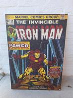 Marvel Comics Iron Man canvas op frame, Ophalen, 50 tot 75 cm, Zo goed als nieuw, Schilderij