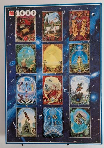 De 12 tekens van de Zodiac - Jumbo puzzel van 1000 stukjes beschikbaar voor biedingen