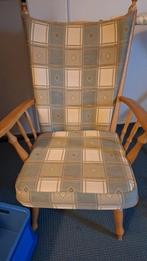 houten fauteuil, Huis en Inrichting, Fauteuils, Ophalen, Gebruikt, Ouderwets, Minder dan 75 cm